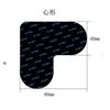 Amazon Transfronterizo Alfombra Pegatinas Antideslizantes PU Lavable Sin Dejar Rastro Adhesivo Fuerte Doble Cara Trapezoidal Triángulo Cinta Adhesiva de Fijación Sin Residuos