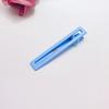 Pinza de pato rectangular mate para macarrón, clip hueco para el pelo de niños, pintado a mano para bricolaje, resistente a los arañazos, pintura brillante