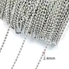 2 M corrente de miçangas de ferro corrente básica Colar pulseira joias acessórios diy Vento Frio Y3