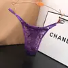 Nova Tanga Quente de Cintura Baixa Sexy Renda Transparente Roupa Íntima Feminina T-pants Tendência Ajustável