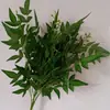 Simulação Nantianthus Simulação Folha de Sino Decoração de Casamento Folha de Dinheiro Acessórios para Arranjo Floral de Casa Planta Verde de Entrada