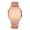Reloj LED Cuadrado de Acero Aleado F91 al por Mayor del Fabricante Exportación Reloj Digital de Moda Estudiante Hombres y Mujeres Reloj Táctil