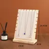 Suporte de Exibição de Colar Destacável em Madeira Maciça Suporte para Pendurar Joias de Corrente na Clavícula Suporte de Exibição de Colar Adereços para Fotografia Transmissão ao Vivo