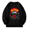 Suéter de otoño para hombre Amazon de manga larga con cuello redondo Club del Infierno Stranger Things 4 sudadera para hombre