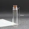 Mini Botella de Deseos Colgante con Tapón de Cristal Creativo Colgante Simple/Doble Adorno de Botella de Vidrio Colgante Colgante de Botella de Subempaque