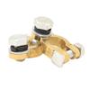 Venta directa de fábrica, cabezal de pila de batería, mandril de batería de cobre puro, tornillo único, clip de batería M10, terminal de cableado de batería