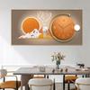 [30cm * 60cm] Pintura decorativa nórdica para restaurante, pintura colgante moderna minimalista para sala de estar, pintura colgante de lujo ligero, reloj
