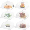 Funda para cena, artefacto doméstico, plegable, antimoscas, para uso comercial, para restos de comida