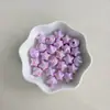 Acrílico Chapado UV Colorido Retorcido Estrella de Cinco Puntas Agujero Vertical DIY Pulsera Cuentas Cadena de Teléfono Colgante para Llavero Materiales