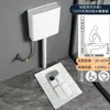 Inodoro de sentadilla para el hogar 13 cm con sifón P tipo delgado hoyo de sentadilla inodoro de sentadilla juego de lavabo e inodoro para baño hoyo de sentadilla