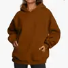 Comercio Exterior Amazon Otoño e Invierno Forro Polar Hombres y Mujeres Suéter Deportivo Moda Holgado Sudadera de Pareja Color Sólido Superior Ninguno