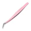 Pestañas Postizas, Pinzas para Pestañas, Pinzas Doradas con Forma de Pluma, Herramientas de Belleza Profesionales para Técnicos de Pestañas, Set de Pinzas para Pestañas, Pinzas Doradas con Forma de Pluma