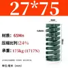 Módulo de Mola de Compressão Mola de Compressão Módulo Doméstico 65Mn Mola Tf Fio Plano de Alta Resistência Compressão Padrão Japonês Mola Retangular