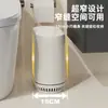 Cubo de Basura Ligero Lujo Sensación de Alta Gama Gran Capacidad Hogar Baño Aseo Uso Tapa de Presión para Abrir Cubo de Basura para Grietas