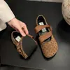 Saia moderna outono-verão com sapatos Mary Jane de 4cm estilo balé que aumentam a altura, mocassins estilo francês, combinação perfeita 2026