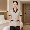 Ropa de limpieza al por mayor de manga larga para otoño e invierno con cuello alto para saneamiento de propiedades, ropa de limpieza de talla grande para Hotel, ropa de trabajo para habitación de hotel