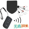 Tapón Anal Recargable Erótico Sm de Descarga Eléctrica, Huevo Vibrador Ojo de Caballo, Pinza para Pezones, Parche para Pezones, Anillo Jj de Abuso Vaginal para Hombres y Mujeres