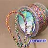Corda de Milho de Alta Qualidade 3mm/4mm Cordão Multicolorido Tingido para Pingentes de Jade, Cordas para Pendurar, Pulseiras e Materiais para Miçangas DIY