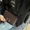 Bolsa Kangkang de Alta Qualidade 2026 Novo Estilo Horizontal, Bolsa de Ombro Único Elan para Axila, Pequena Bolsa Transversal Feminina de Couro Genuíno com Padrão de Palma