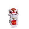 Decoración de danza del león solar de Guangdong para coche coche regalo de alto sentido danza cabeza de león escritorio decoración de coche decoración