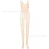 Macacão Europeu e Americano com Suspensório Jacquard Meias de Rede Sexy Lingerie Sexy Meias com Recorte Aberto Transparentes W085