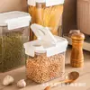 Frasco de Almacenamiento a Prueba de Humedad de Grado Alimenticio Granos Fideos Productos Secos Frijoles Cereal Cereal Tapa Sellada Caja de Almacenamiento de Dulces