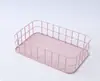 Cesta de Almacenamiento de Hierro Japonés Cesta de Almacenamiento de Snacks para Cocina Cesta de Juguetes de Escritorio Caja de Almacenamiento para Cosméticos Baño Mascarillas
