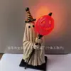 Novo produto transfronteiriço Bastão Brilhante Abóbora Fantasma estátua de abóbora fantasma luminosa ornamento