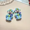 Accesorios Festivos de Resina del Dios de la Riqueza Materiales para Broche de Pelo DIY, Funda de Teléfono, Llavero, Decoración de Tablero de Coche
