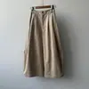 Pantalones casuales de cuchillo curvo color caqui para mujer, otoño, estilo coreano, holgados, adelgazantes, petite, de nueve puntos, tipo globo, ropa de trabajo, pantalones de pierna ancha