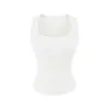 Atacado de Roupas Femininas Transfronteiriças Estilo Europeu e Americano Primavera 2026 Novo Top Cropped Picante Menina Pura Desejo Decote U Acolchoado