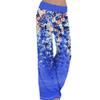 Pantalones deportivos de pierna ancha con estampado de posicionamiento suelto para mujer, ropa de comercio exterior de Amazon Wish, Europa y América, 2023