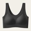 Ropa interior sin costuras para mujer, chaleco transpirable inalámbrico push up grande delgado de alta elasticidad anti-flacidez soporte suave brasier para mujer