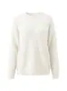 Suéter de Lana Cepillada de Cuello Redondo Nuevo Otoño/Invierno Atmósfera de Otoño/Invierno Suave y Pegajoso Holgado Textura de Alta Gama Top Versátil