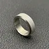 Anillo Sencillo Transfronterizo de Acero de Titanio para Hombre de 8 mm Anillo Giratorio Esmerilado de Acero Inoxidable Moda Personalizada Joyería de Comercio Exterior