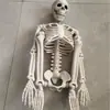 Nuevo Esqueleto de Halloween 90cm Cuerpo Humano Artificial Esqueleto de Plástico Decoración Casa Embrujada Escena Festiva Layout