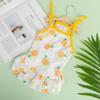 Ropa Nueva para Perro Vestido de Tirantes Estampado Bichón Teddy Suministro Directo de Fábrica Primavera y Verano Mascota Gato Estilo Princesa
