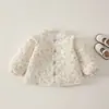Ropa de Algodón para Niñas Otoño e Invierno 2026 Estilo Princesa Linda Ropa de Abrigo de Doble Capa para Niñas Otoño e Invierno Floral Cómoda Versátil Chaqueta