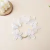 Acessórios de Cabelo Infantis Explosivos Laço de Bebê Bordado Elástico de Cabelo Super Fada Cabeça de Princesa Foto de Aniversário de Bebê