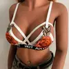 CI Transfronterizo B0195 Europeo Moderno Sexy Letra Encaje Elástico Lencería Sujetador Top Mujer Transfronterizo Verano Nuevo