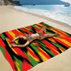Esterilla de playa transfronteriza, secado rápido, resistente al agua, esterilla a prueba de humedad, esterilla de picnic para exteriores, manta de camping