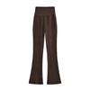 Pantalones de Yoga Micro Acampanados Puros para Mujer Otoño 2024 Cintura Alta Cadera Leggings Ropa Exterior Adelgazantes Pantalones Deportivos de Fitness