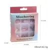 Especial transfronteiriço para unhas de cores misturadas unhas francesas usando unhas remendo nude rosa francês armadura pré-fabricada Coringa atacado