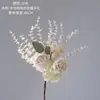Liquidação com 90% de Desconto: Buquê de Rosas da Floresta Encantada, Flores Artificiais para Decoração de Casa, Buquê de Flores de Mão, Parede de Rosas, Flores Artificiais