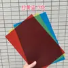 Folha Plástica de PVC Transparente Colorida A4 Pintura Graffiti Infantil Feita à Mão Placa de Cola Dura Celofane DIY Porta-Retrato de Jardim de Infância