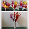 Ramas de Flor de Durazno Simuladas, Flores Artificiales, Ramas Individuales de Flor de Ciruelo de Invierno para Sala de Estar, Adornos de Flor de Seda Flor de Plástico, Árbol de Decoración Interior Arreglo Floral de Pie