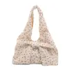 Bolsas femininas estilo doce no atacado, nova coleção inverno 2025, bolsas de ombro de nicho com laço, bolsas versáteis de axila