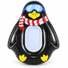 Best-seller transfronteiriço de inverno para atividades ao ar livre, snowboard e brincadeiras na neve, anti-colisão, formato de pinguim fofo, pinguim de desenho animado, boia de neve