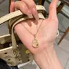 Nuevo Collar de Calabaza Estilo Chino para Mujer, Lujo Ligero, Nicho, Gama Alta, Elegante, Versátil Cadena para Clavícula Regalo