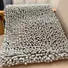 Tamaño grande, envío gratis, alfombrilla de chenilla de color liso para el suelo, alfombrilla absorbente para el baño, alfombrilla para los pies del hogar, alfombrilla para la puerta de la cocina y el dormitorio